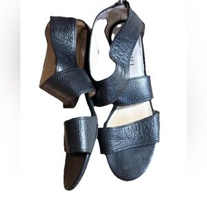 Michael KORS Elegant Black Leather Women's Sandals SIZE 9